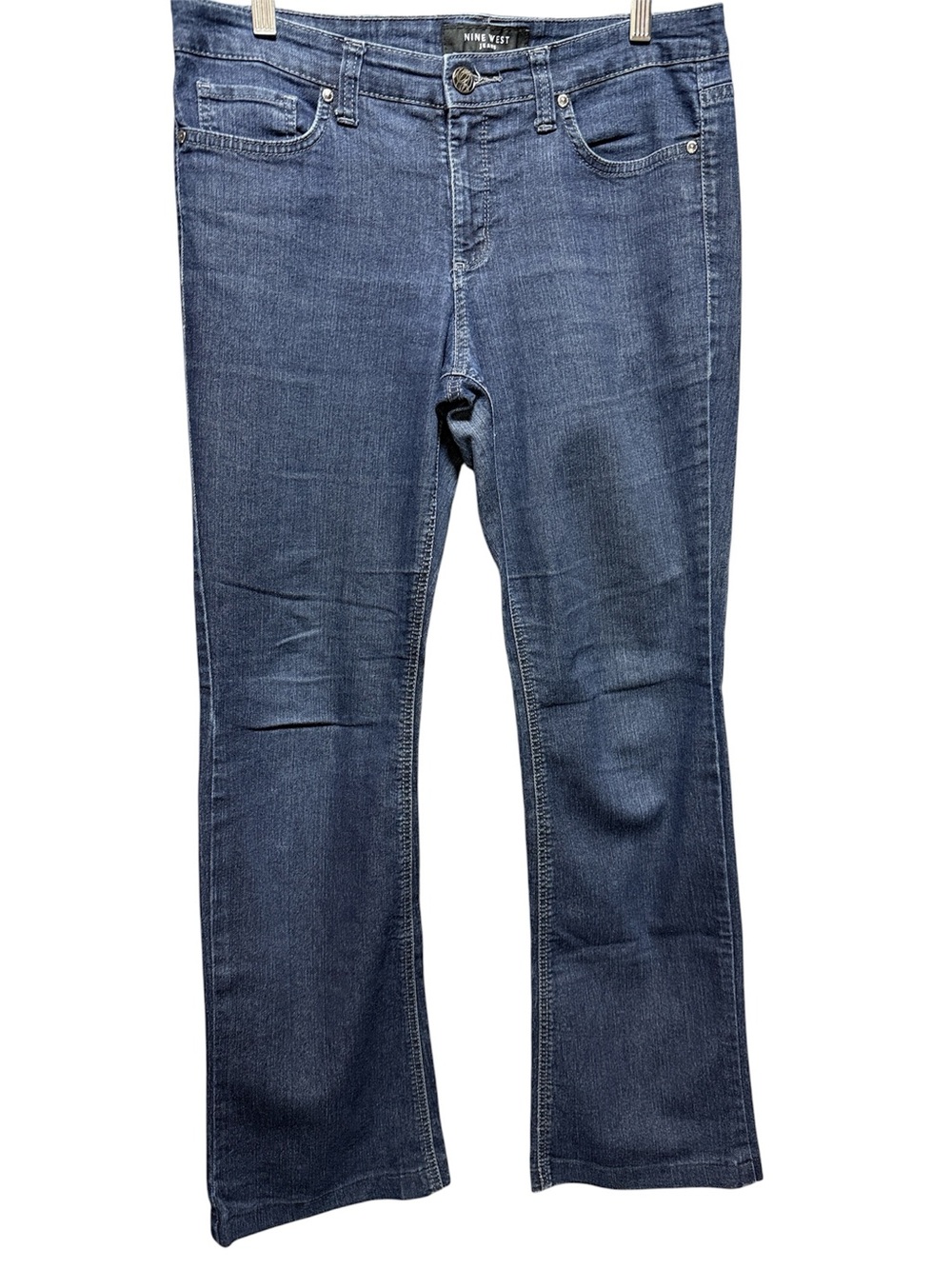 Nine West Women's Navy Flare Jeans
